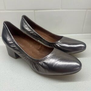 Jeffrey Campbell Metallic Silver/Pewter Pumps